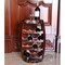 Vintiquewise Wooden Barrel Shaped 14 Bottle Wine Rack QI003283 - alternate 2